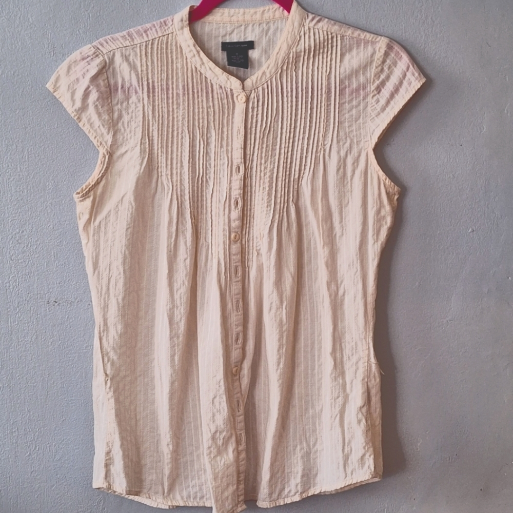 29. Calvin Klein Jeans Cap Sleeve Top